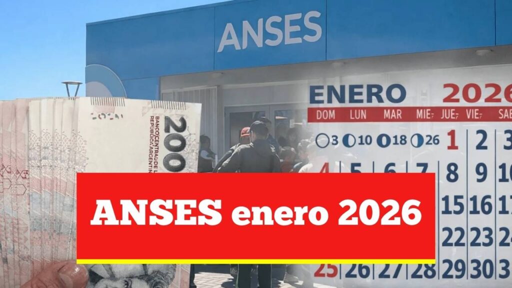 ANSES enero 2026: calendario completo de pagos y fechas de cobro
