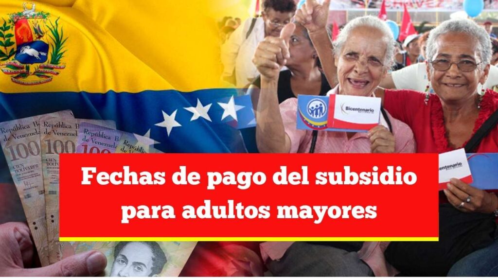 Fechas de pago del subsidio para adultos mayores y cómo verificar tu elegibilidad
