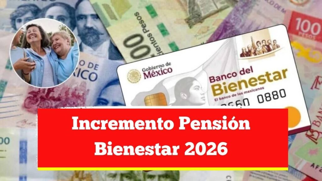 Incremento Pensión Bienestar 2026: fechas de cobro y cantidad oficial